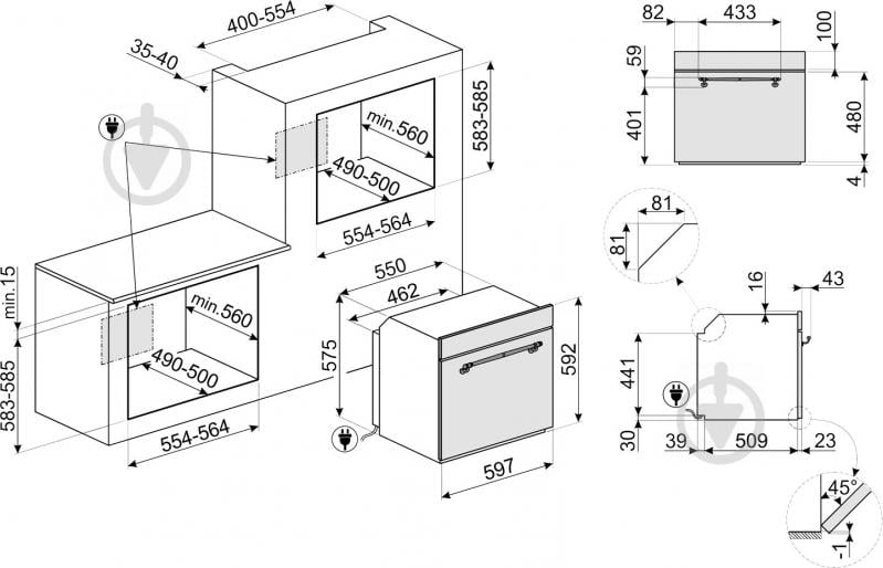 Духовой шкаф Smeg SF700PO - фото 2