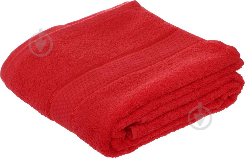 Рушник 70x140 см червоний Aisha Home Textile - фото 1