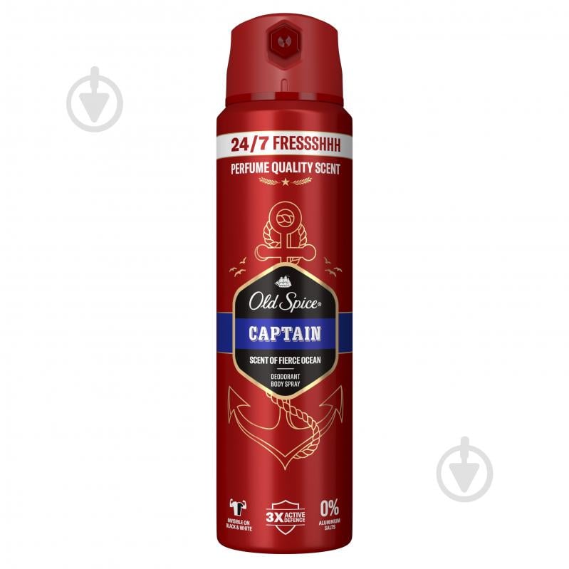 Дезодорант для чоловіків Old Spice Captain 150 мл - фото 1