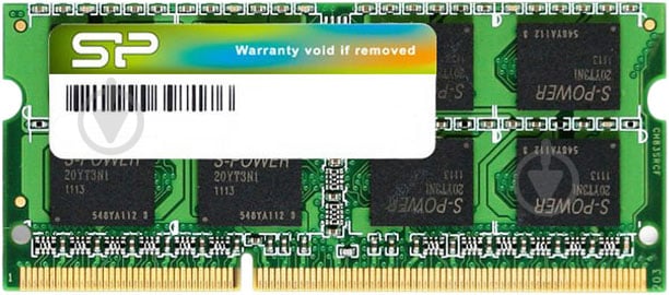 Оперативная память Silicon Power SODIMM DDR3 8 GB (1x8GB) 1333 MHz (SP008GBSTU133N02) - фото 1