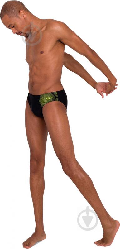 Плавки Speedo PLMT 7CM BRF AM BLACK/YELLOW 8-09739F398 р.32 черный - фото 3