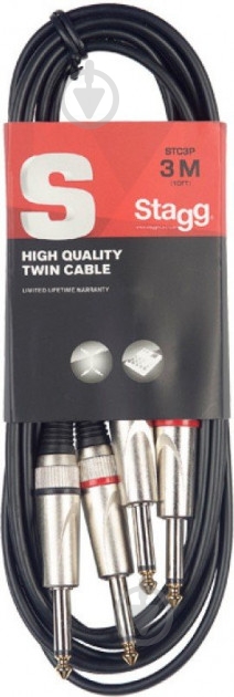 Кабель гитарный STAGG STC3P - фото 1