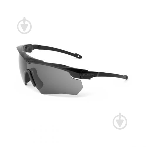 Очки тактические ESS баллистические "CROSSBOW SUPPRESSOR ONE BLACK WITH SMOKE GRAY LENSE" - фото 2