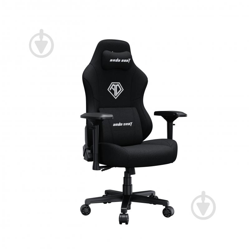 Кресло игровое Anda Seat Phantom 3 Pro Size L Black Fabric черный - фото 2