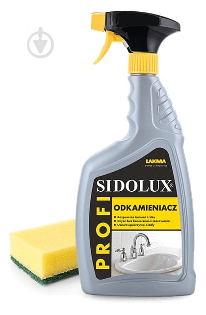 ᐉ Средство для удаления известкового налета и ржавчины SIDOLUX PROFI 0 .