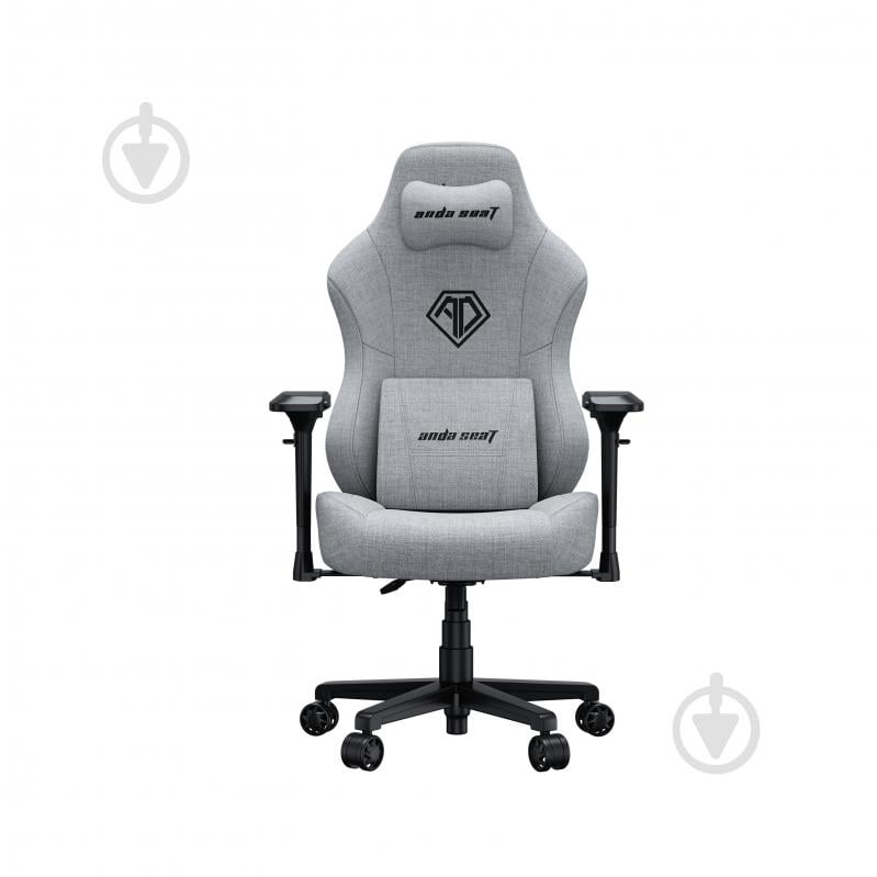 Кресло игровое Anda Seat Phantom 3 Pro Size L Grey Fabric серый - фото 3