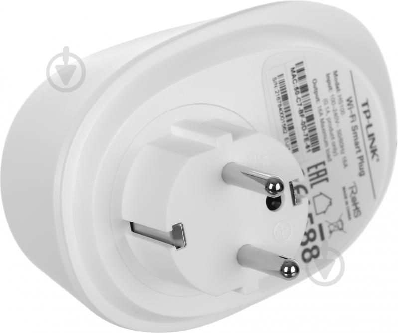 Смарт-розетка TP-Link HS100 с Wi-Fi - фото 3 Смарт-розетка TP-Link HS100 с Wi-Fi - фото 3