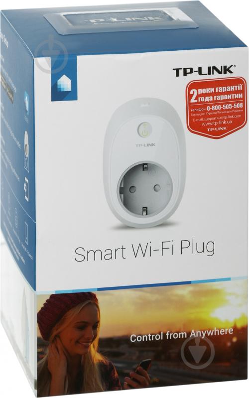 Смарт-розетка TP-Link HS100 с Wi-Fi - фото 4 Смарт-розетка TP-Link HS100 с Wi-Fi - фото 4