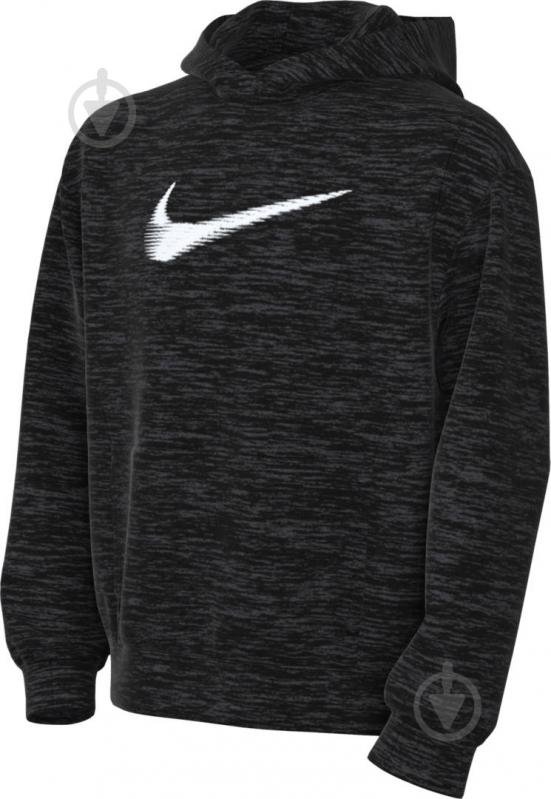 Джемпер Nike K NK TF MULTI+ PO HOODIE HBR FD3893-010 р.XS черный - фото 7