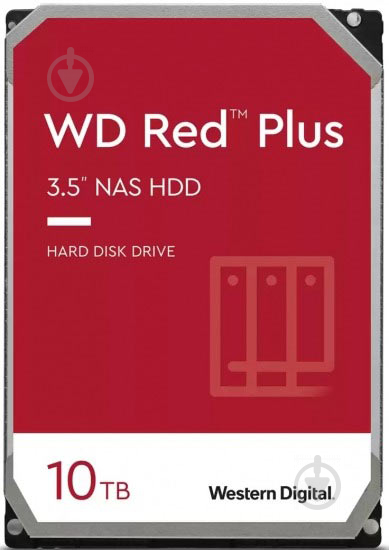 Жорсткий диск Western Digital 10 ТБ 3,5" SATA III (WD101EFBX) red - фото 1