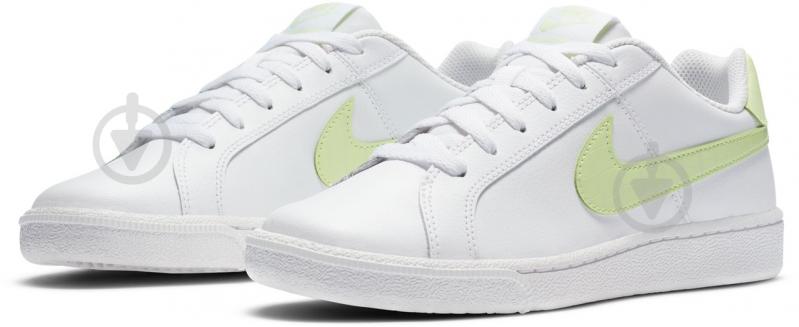 Кроссовки женские демисезонные Nike WMNS COURT ROYALE 749867-121 р.43 бело-салатовые - фото 5