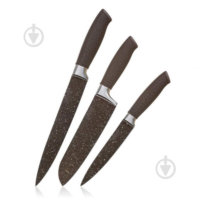 Набор ножей Banquet 3 шт. Premium dark brown - фото 1