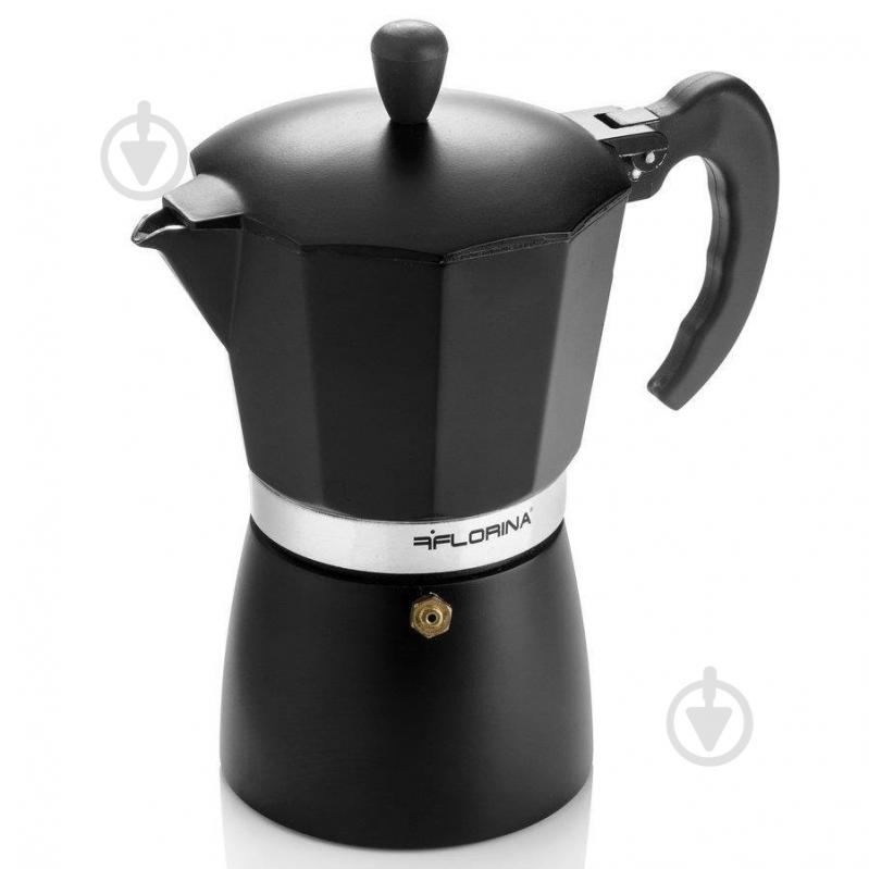 Кофеварка гейзерная Florina Macchiato Черный - фото 2 Кофеварка гейзерная Florina Macchiato Черный - фото 2