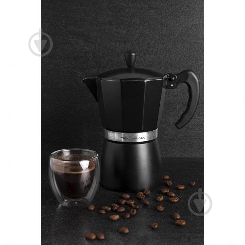 Кофеварка гейзерная Florina Macchiato Черный - фото 3 Кофеварка гейзерная Florina Macchiato Черный - фото 3