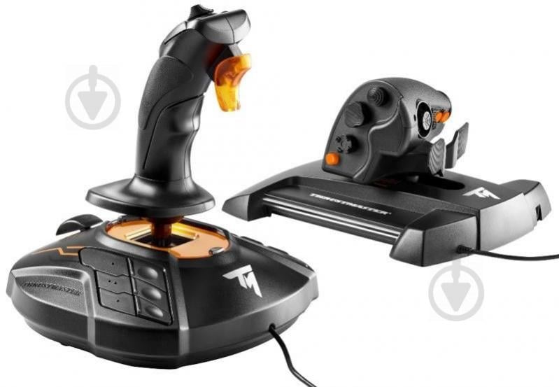 Джойстик Thrustmaster T-16000m FCS Hotas Flight Stick and Throttle (2960778) - фото 5