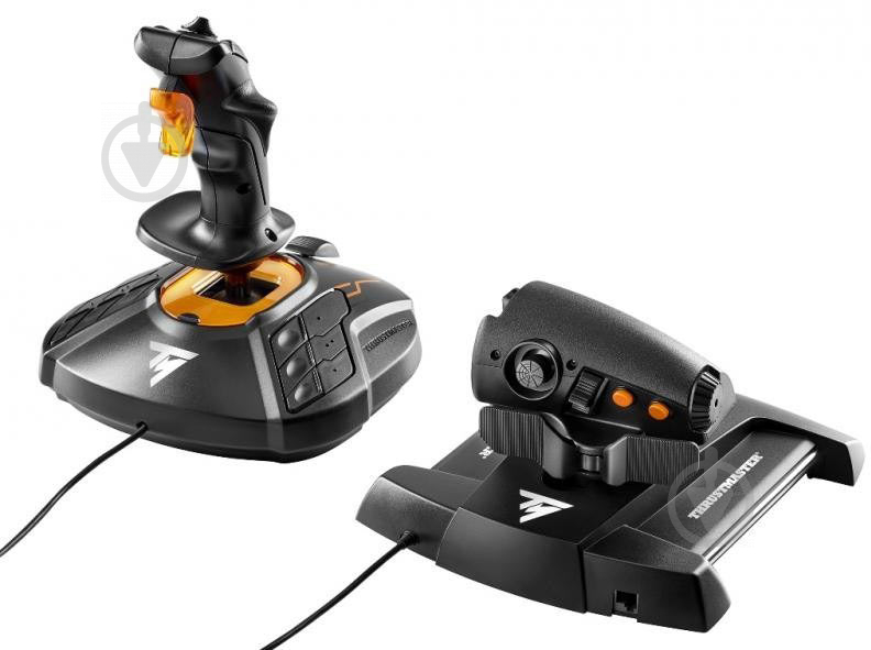 Джойстик Thrustmaster T-16000m FCS Hotas Flight Stick and Throttle (2960778) - фото 4