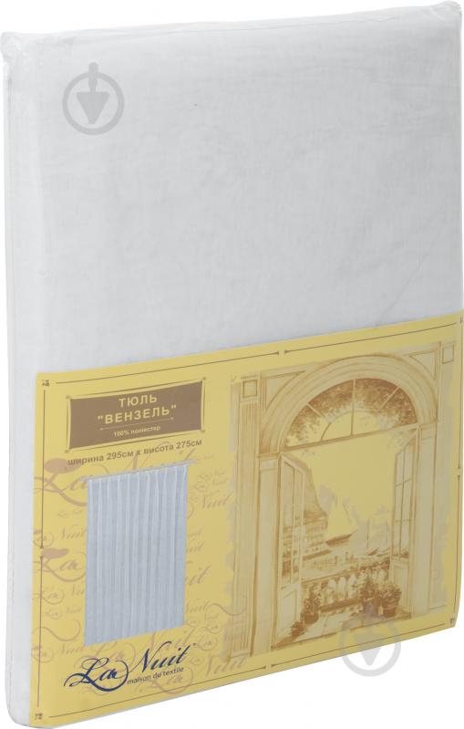 Тюль Вензель белый 295х275 см La Nuit - фото 3