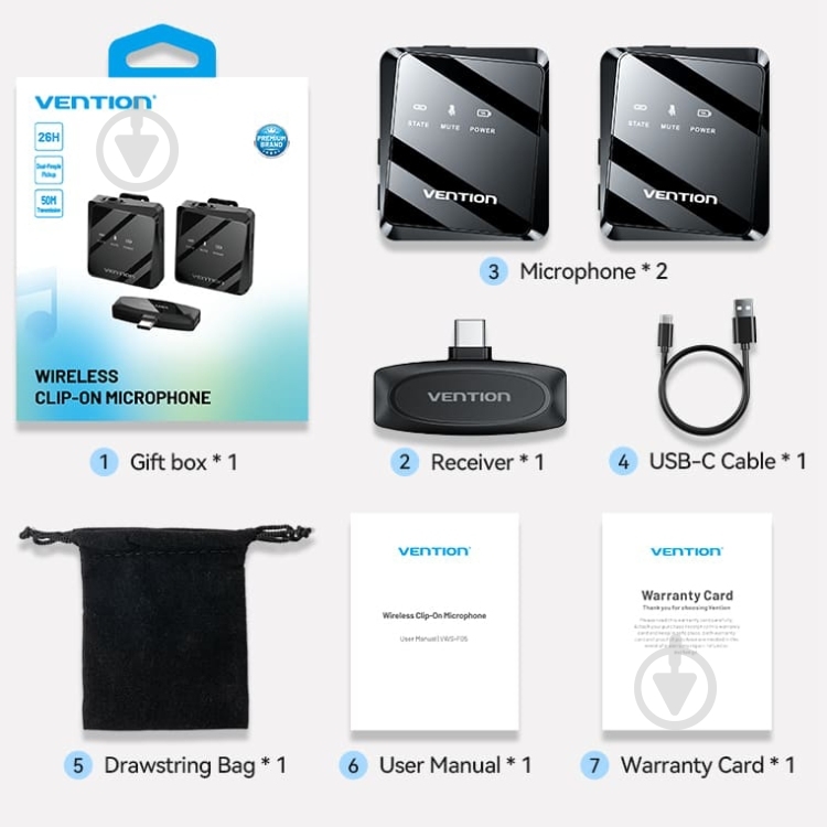 Микрофон Vention (NCBB0) - фото 4