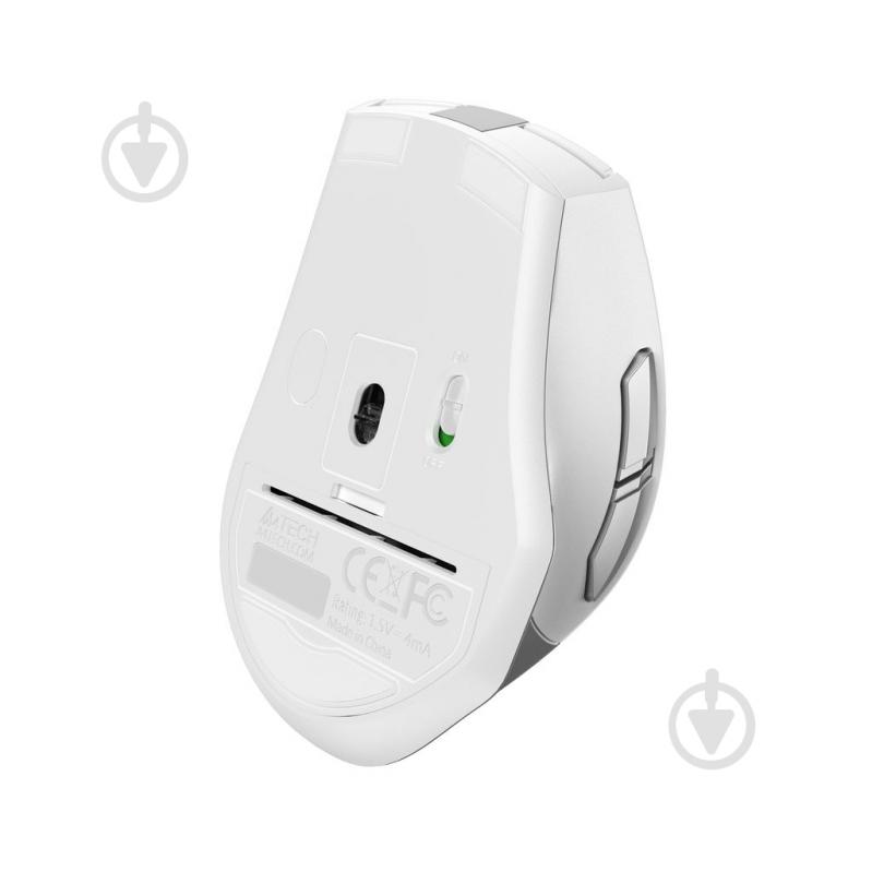 Мышка беспроводная A4Tech 2000 dpi silver/white (FG35S (Silver)) - фото 3 Мышка беспроводная A4Tech 2000 dpi silver/white (FG35S (Silver)) - фото 3