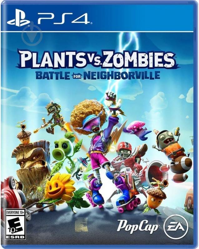 Гра Sony PS4 Plants vs. Zombies: Battle for Neighborville, BD диск - фото 1