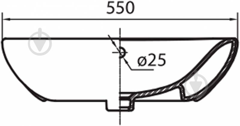Умывальник Kolo Runa 55 L81155 - фото 2