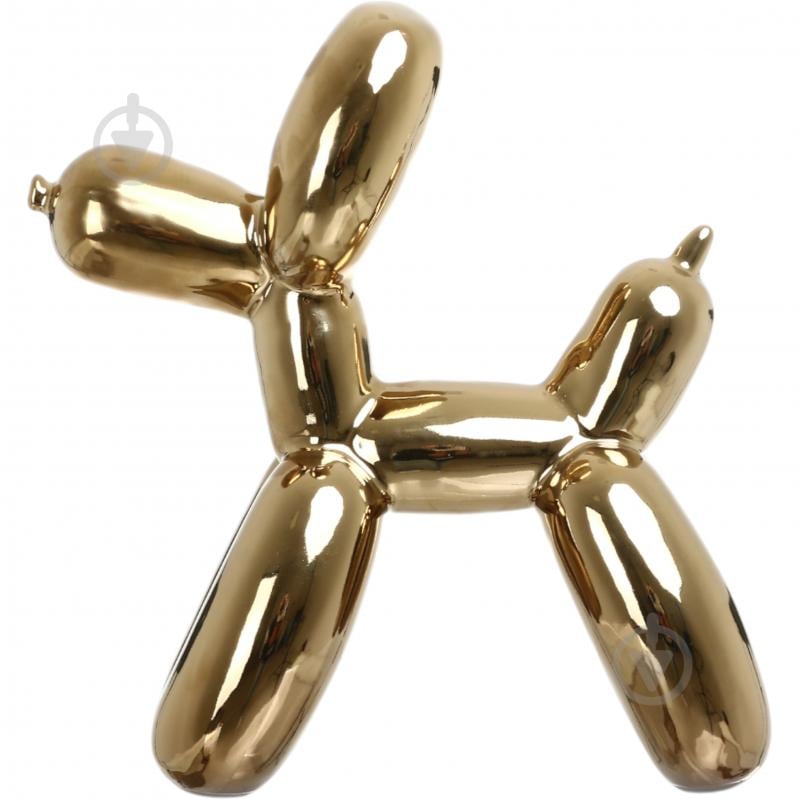 Статуэтка Aero Dog 25х25 см золото - фото 2