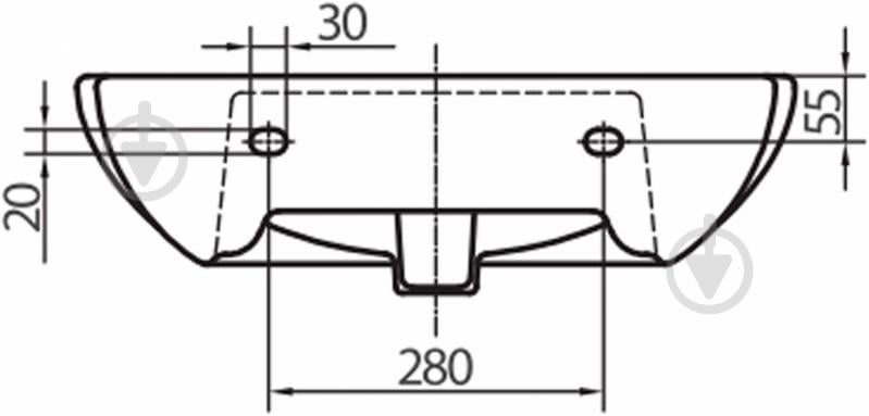 Умывальник Kolo Runa 60 - фото 5