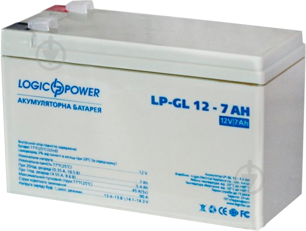 Акумулятор LogicPower LPM-GL 12 - 7 AH - фото 1
