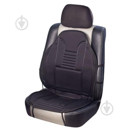 Накидка на сиденье Vitol Comfort ZL012 BK (100x50 см) с подогревом черный - фото 5