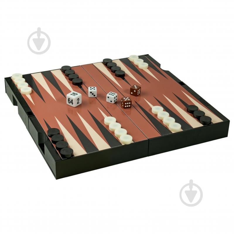 Гра настільна CAYRO Магнітні шахи-шашки-нарди з відсіками для зберігання фігур, поле 24x24 см - фото 3 Гра настільна CAYRO Магнітні шахи-шашки-нарди з відсіками для зберігання фігур, поле 24x24 см - фото 3