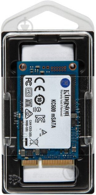 SSD-накопичувач Kingston 256GB Mini-SATA SATA III 3D TLC NAND (SKC600MS/256G) - фото 7