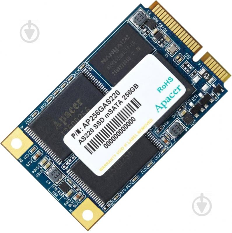 SSD-накопичувач Apacer Pro II AS220 256GB Mini-SATA mSATA (AP256GAS220B-1) - фото 2