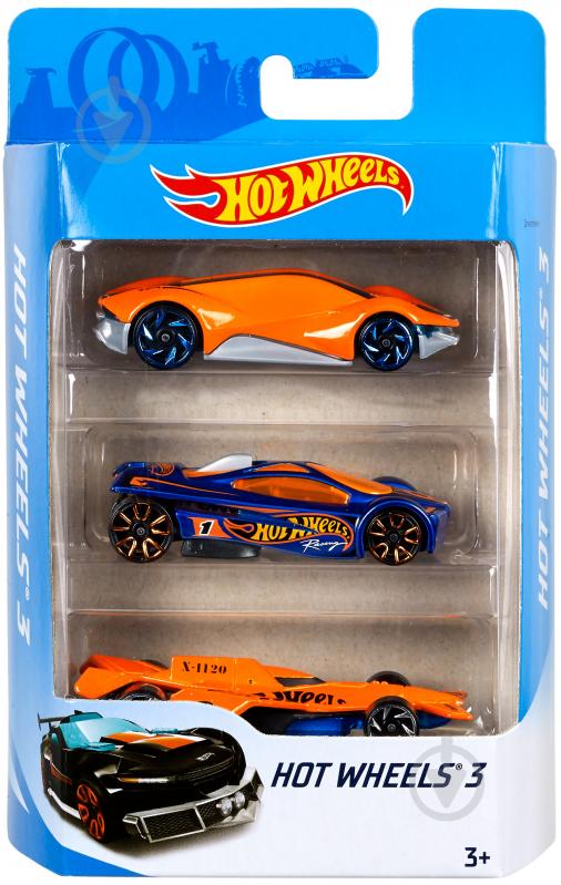 Набір Hot Wheels автомобілей 3 шт. в асортименті K5904 - фото 1