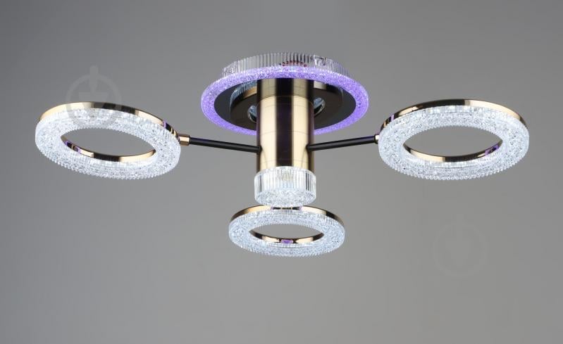 Люстра светодиодная Sirius B YH1009/3 GD+BK 46W 46 Вт черный/золото 40543 - фото 1 Люстра светодиодная Sirius B YH1009/3 GD+BK 46W 46 Вт черный/золото 40543 - фото 1