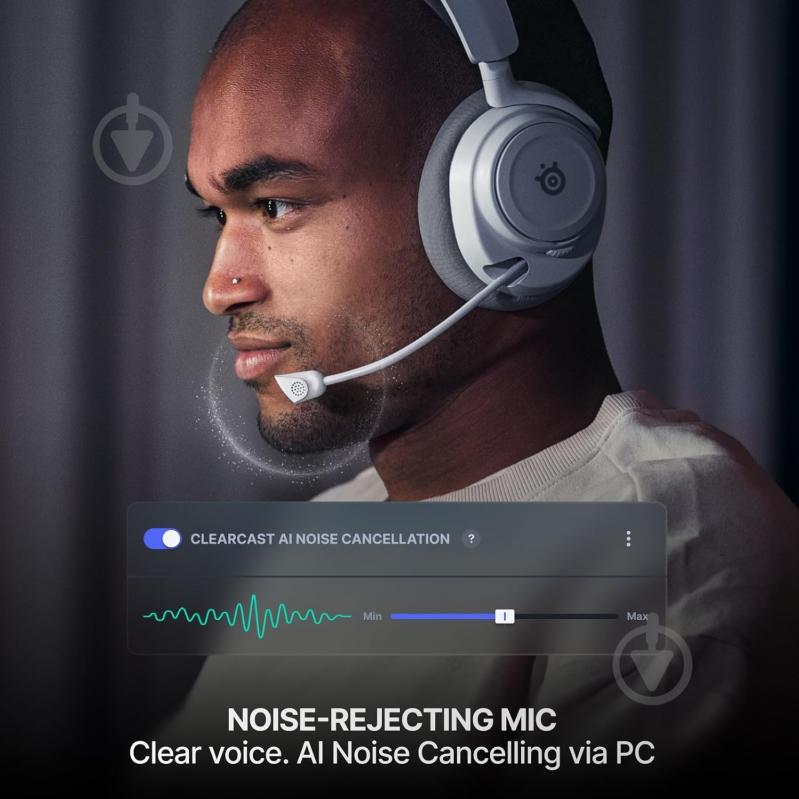 Гарнитура игровая SteelSeries Arctis Nova 7 Gen 2 Wireless white (61731) - фото 9 Гарнитура игровая SteelSeries Arctis Nova 7 Gen 2 Wireless white (61731) - фото 9