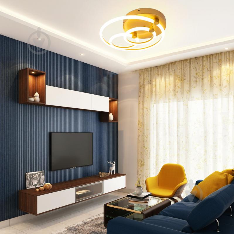 Люстра светодиодная Sirius N 3804 1x86 Вт золото 33632 - фото 7 Люстра светодиодная Sirius N 3804 1x86 Вт золото 33632 - фото 7