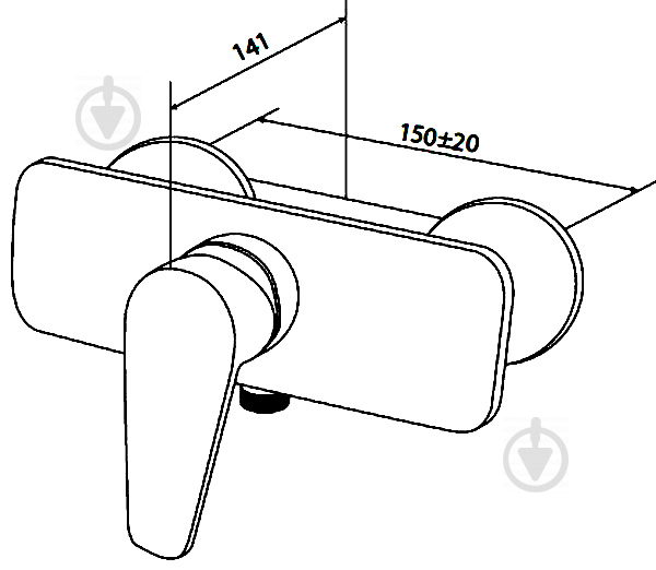 Смеситель для душа AM.PM Inspire F5020000 - фото 2