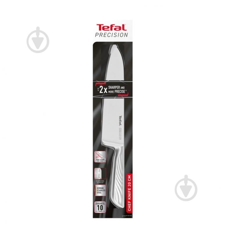 Нож шеф-повара Tefal Precision 20 см K2890224 - фото 10