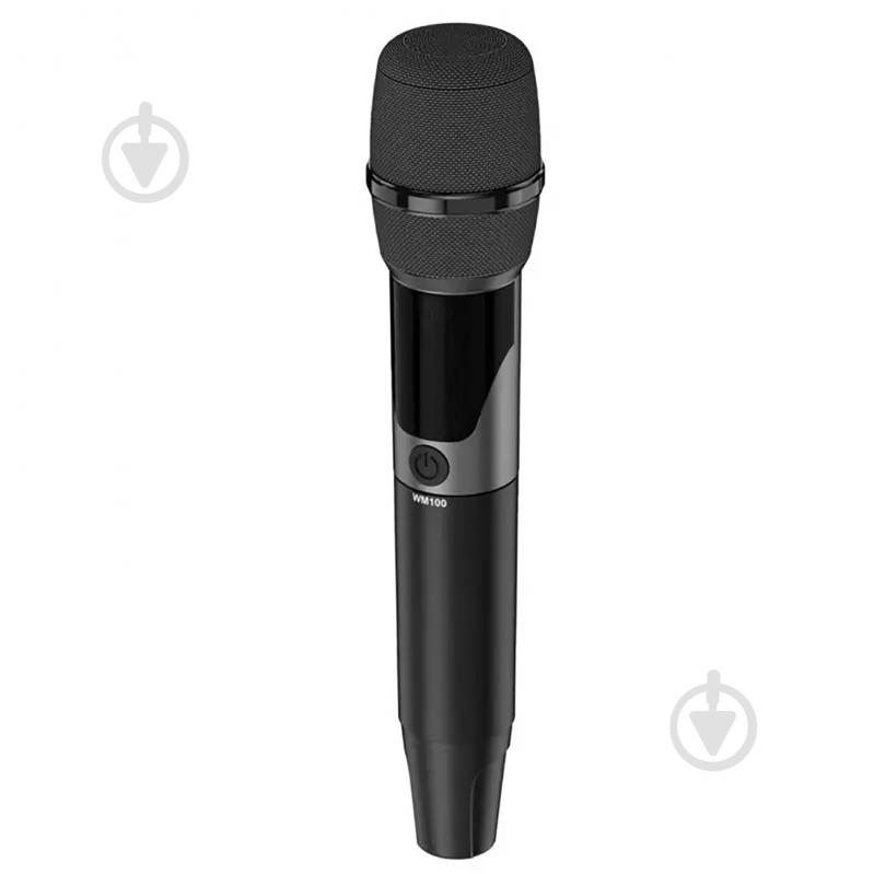 Комплект бездротових мікрофонів Promate WM100 (wm100.black) - фото 4 Комплект бездротових мікрофонів Promate WM100 (wm100.black) - фото 4