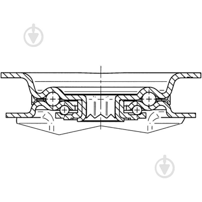 Колесо 3470 UOO 100 P62 d100 мм TENTE - фото 4