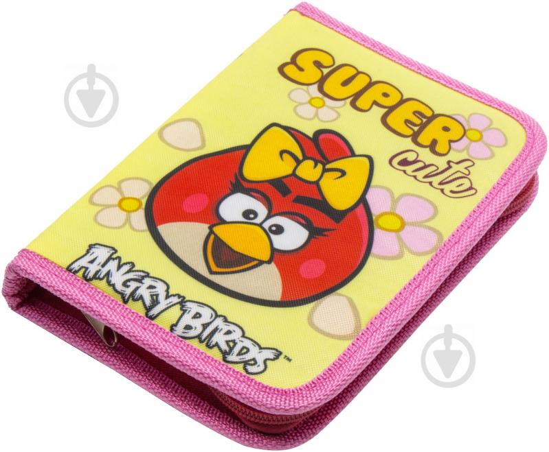 Пенал Angry Birds АВ03376 Cool For School желтыйкрасныйрозовый - фото 2