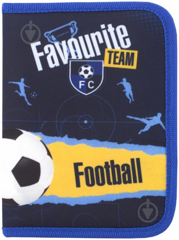 Пенал Football CF85388 Cool For School біло-чорнийжовтийсиній - фото 1