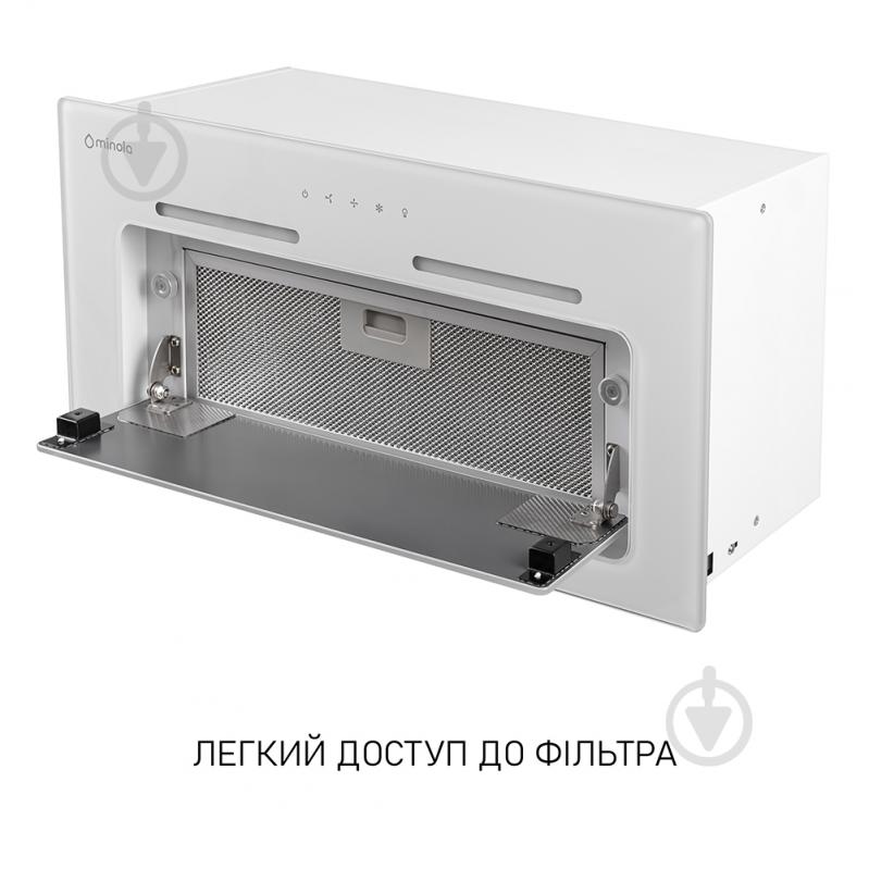 Витяжка Minola HBI 6873 WH GLASS 1200 LED Line повновбудовувана - фото 11