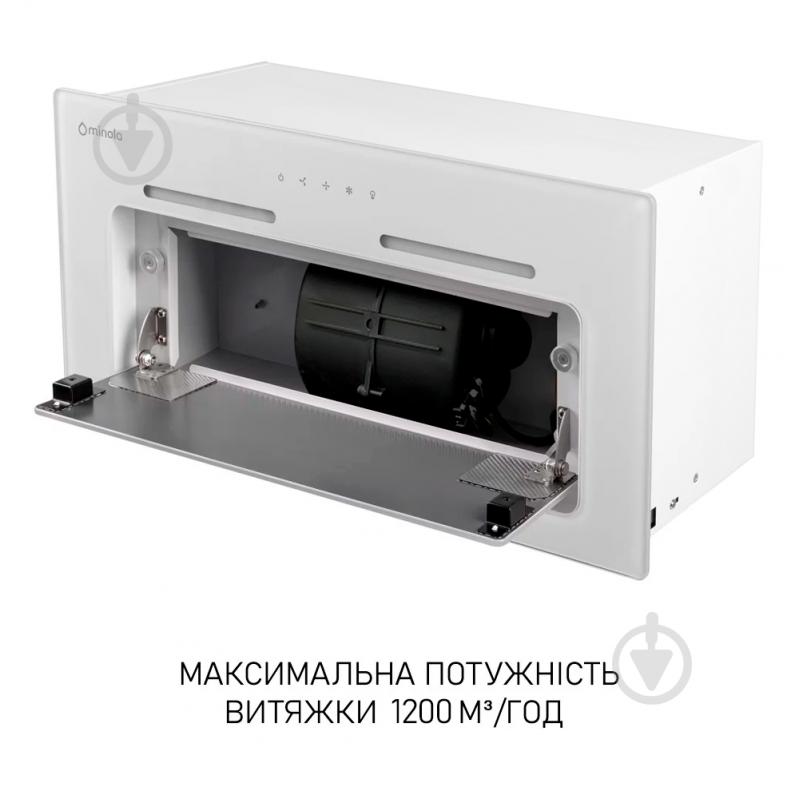 Витяжка Minola HBI 6873 WH GLASS 1200 LED Line повновбудовувана - фото 12