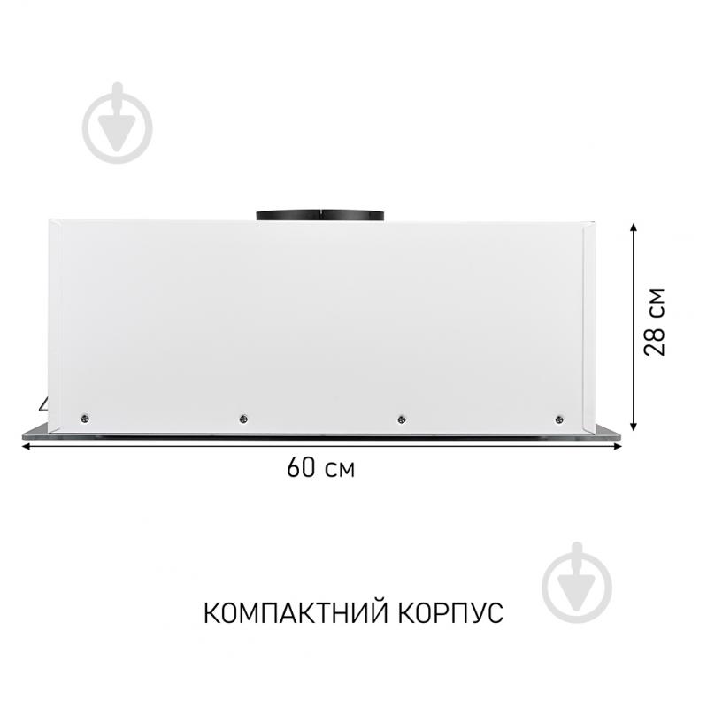 Витяжка Minola HBI 6873 WH GLASS 1200 LED Line повновбудовувана - фото 13
