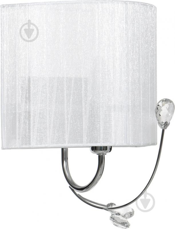 Бра Accento lighting Afrodita 1x40 Вт E14 хром ALSQ-MB37575/1 - фото 1