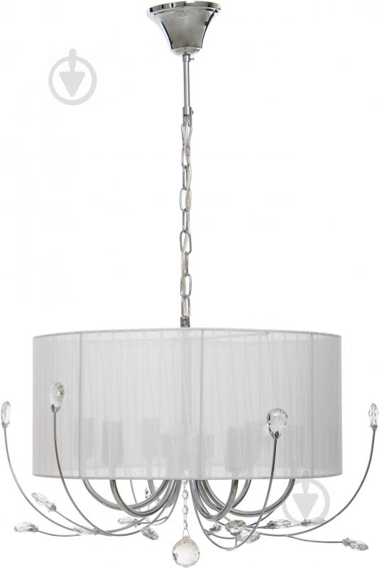 Люстра подвесная Accento lighting Afrodita 6xE14 хром ALSQ-MD37575/6 - фото 2