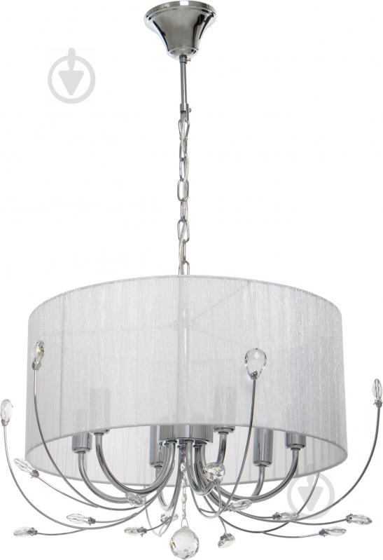 Люстра подвесная Accento lighting Afrodita 6xE14 хром ALSQ-MD37575/6 - фото 1