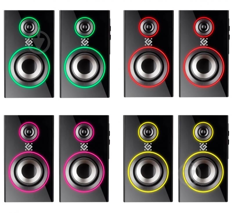 Акустическая система Defender Solar 20 2.0 black - фото 11