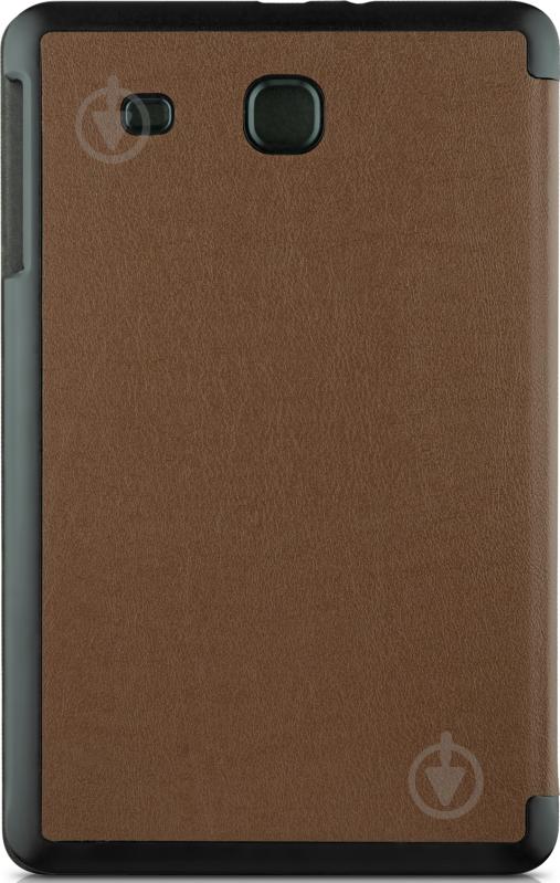 Чехол AIRON Samsung Galaxy Tab E brown Premium - фото 4